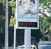 Temperaturas de hasta 47 grados