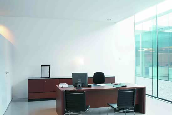 Oficina con purificador Daikin