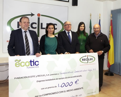 Recilec y la Fundaci�n ECOTIC premian el reciclaje de equipos de aire acondicionado