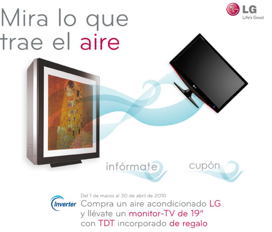 Promoci�n aire acondicionado LG 2010