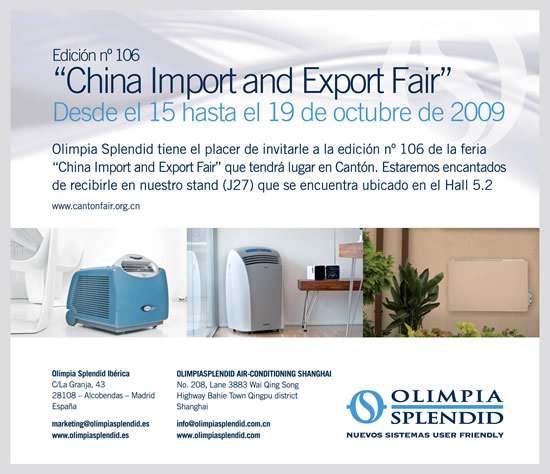 Olimpia Splendid en la Feria Canton 2009