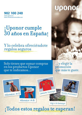 Uponor celebra su 30 aniversario premiando a sus clientes