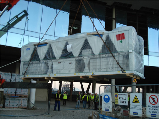 Instalación CARRIER en el aeropuerto de Gibraltar
