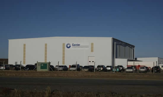 Planta de Carrier en Tierra del Fuego, Argentina