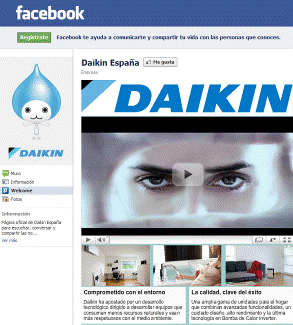  Daikin aterriza en las redes sociales