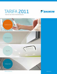 Tarifa de precios Daikin 2011