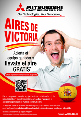 Tu equipo Mitsubishi Heavy Industries puede salirte gratis