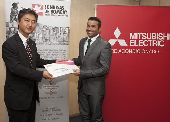 Mitsubishi Electric inicia un proyecto solidario con la ONG 