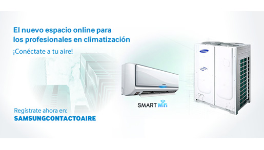 Sansung Contacto Aire, nueva web para los profesionales de la climatización
