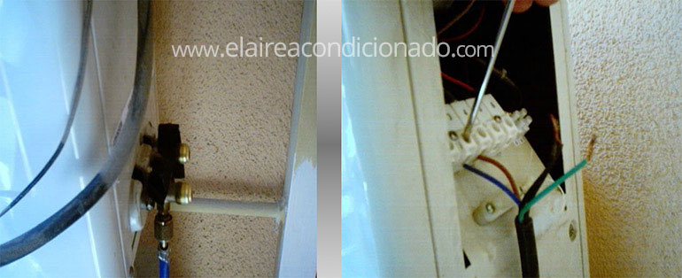 Encintado de tubería y desmontaje del cableado