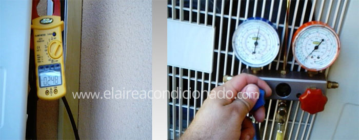 Prueba de funcionamiento del aire acondicionado
