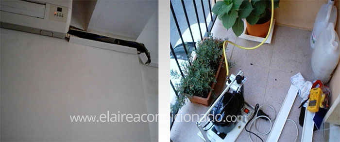 Realización de vacío y detección de fugas