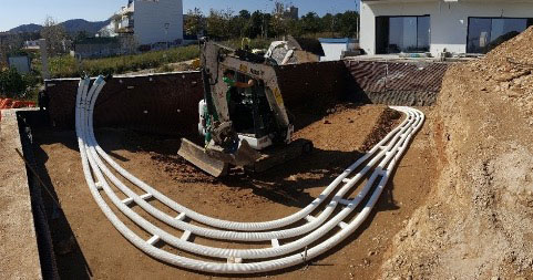 Construcción de un pozo canadiense