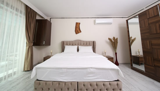 Aire split en un dormitorio