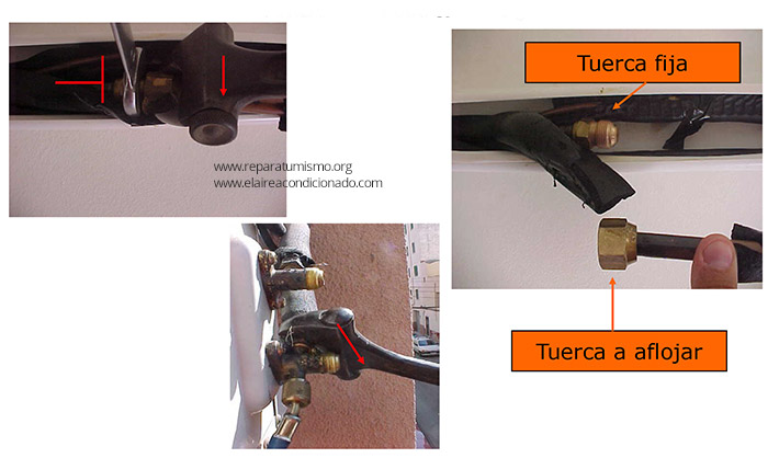 Desmontaje de la tubería