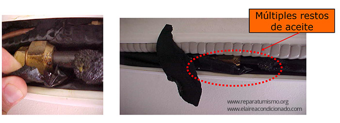 Fuga de gas localizada