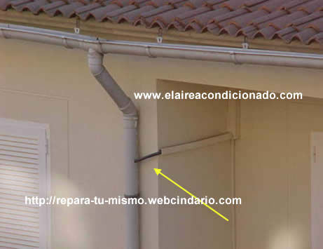 Desagüe canalon