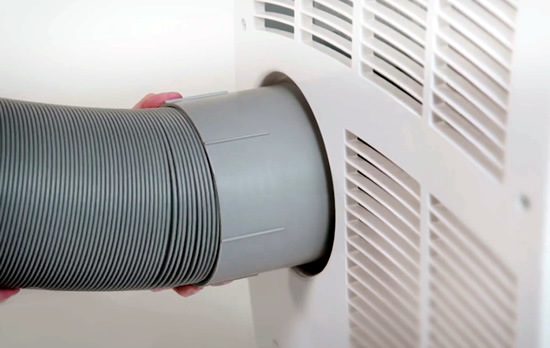 Tubo de un aire acondicionado portátil