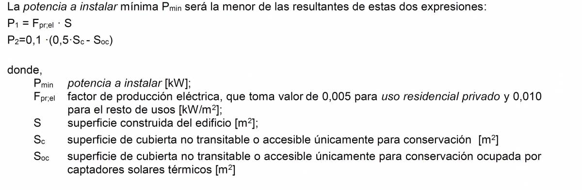 Potencia mínima