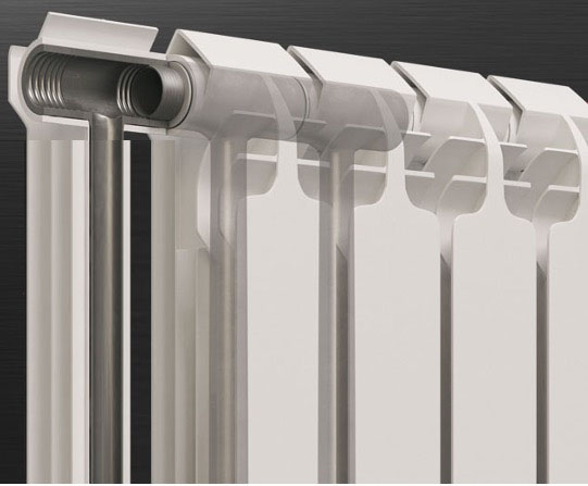 Radiador de aluminio