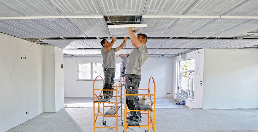 Techo radiante modular