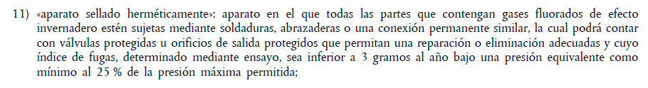 Sellado herméticamente 