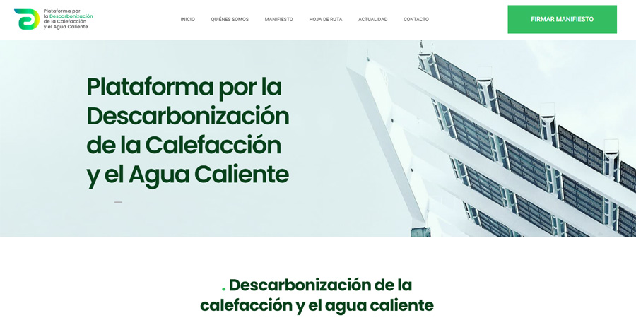 Hoja de Ruta para la Descarbonización de la Calefacción y el Agua Caliente