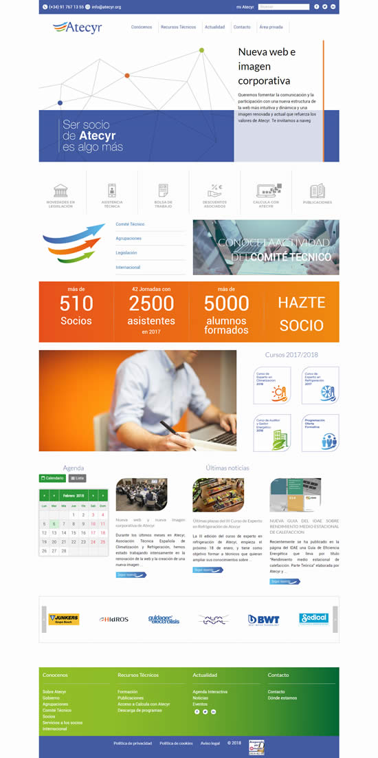 Nueva web de Atecyr
