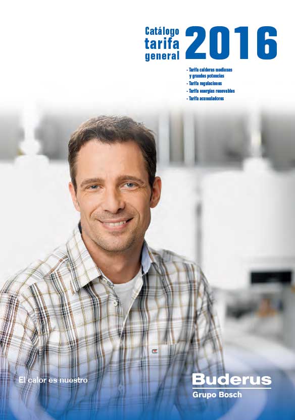 Buderus presenta su nueva tarifa 2016