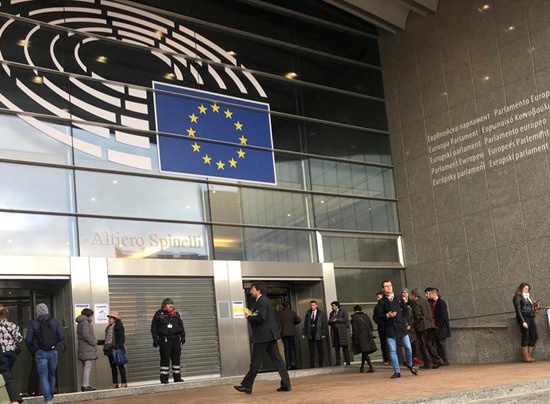 Paralamento Europeo en Bruselas