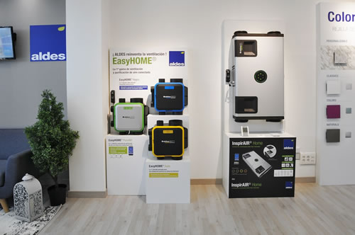 ALDES España presenta su nuevo showroom de ventilación y confort térmico
