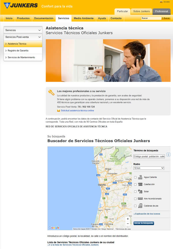 Buscador SAT Junkers