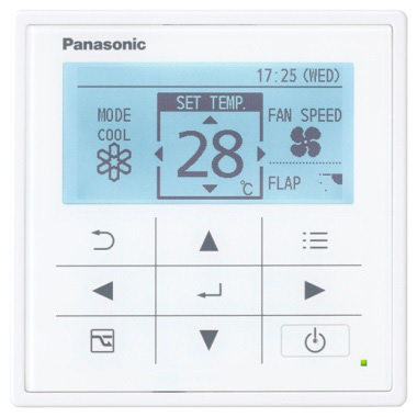 Controlador remoto aire acondicionado Panasonic