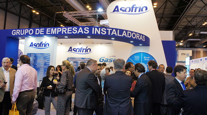 Stand Asofrío en Climatización y Refrigeración 2017