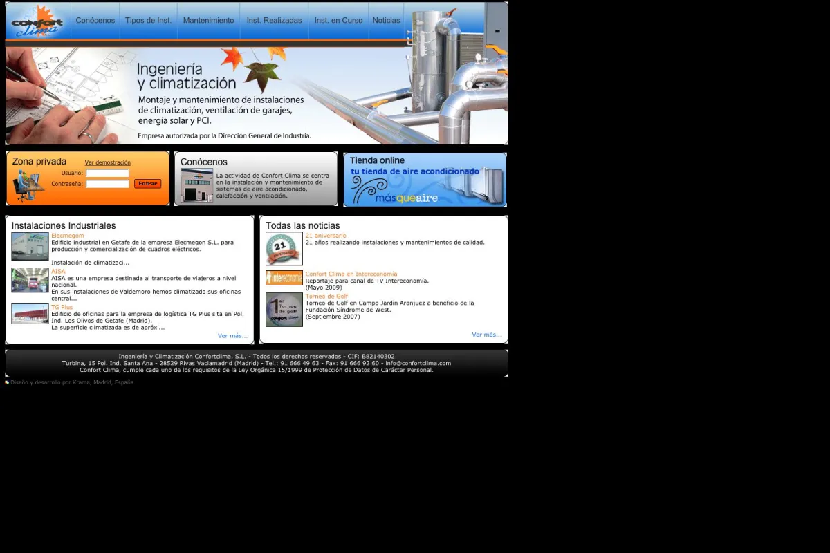 Ingeniería y Climatización Confort Clima, S.L.