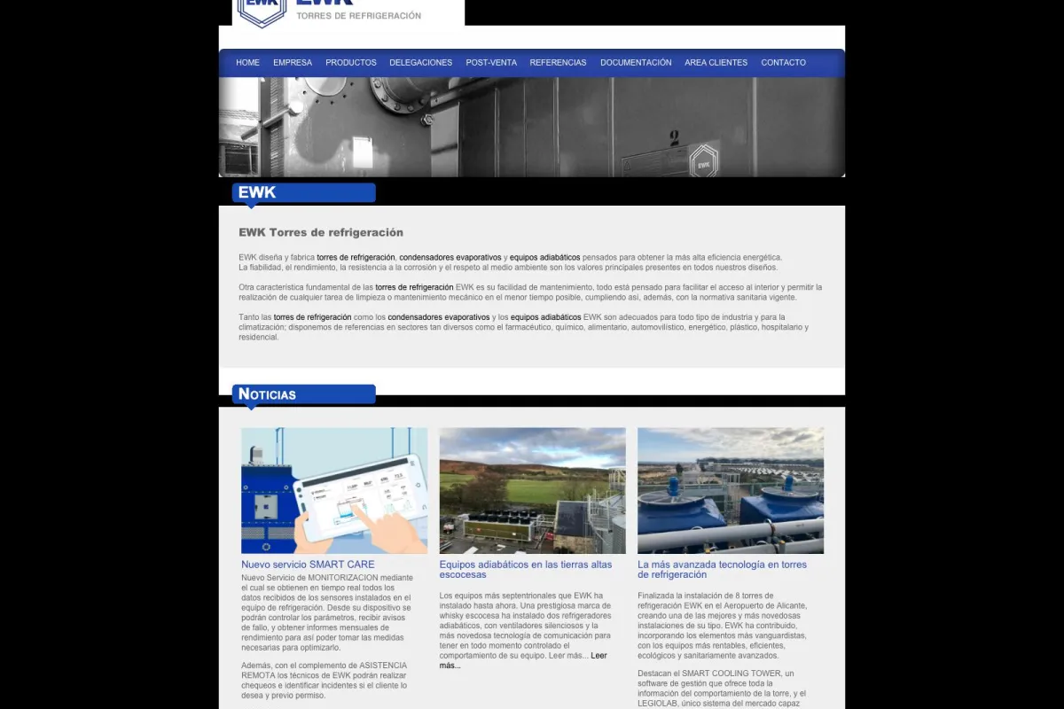 EWK - Torres de refrigeración y condensadores evaporativos