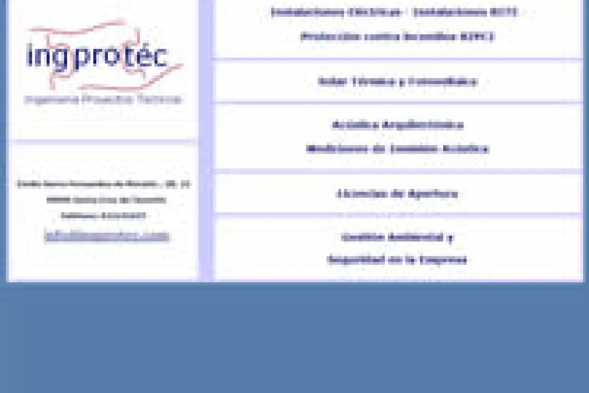 INGPROTEC Ingeniería Proyectos Técnicos