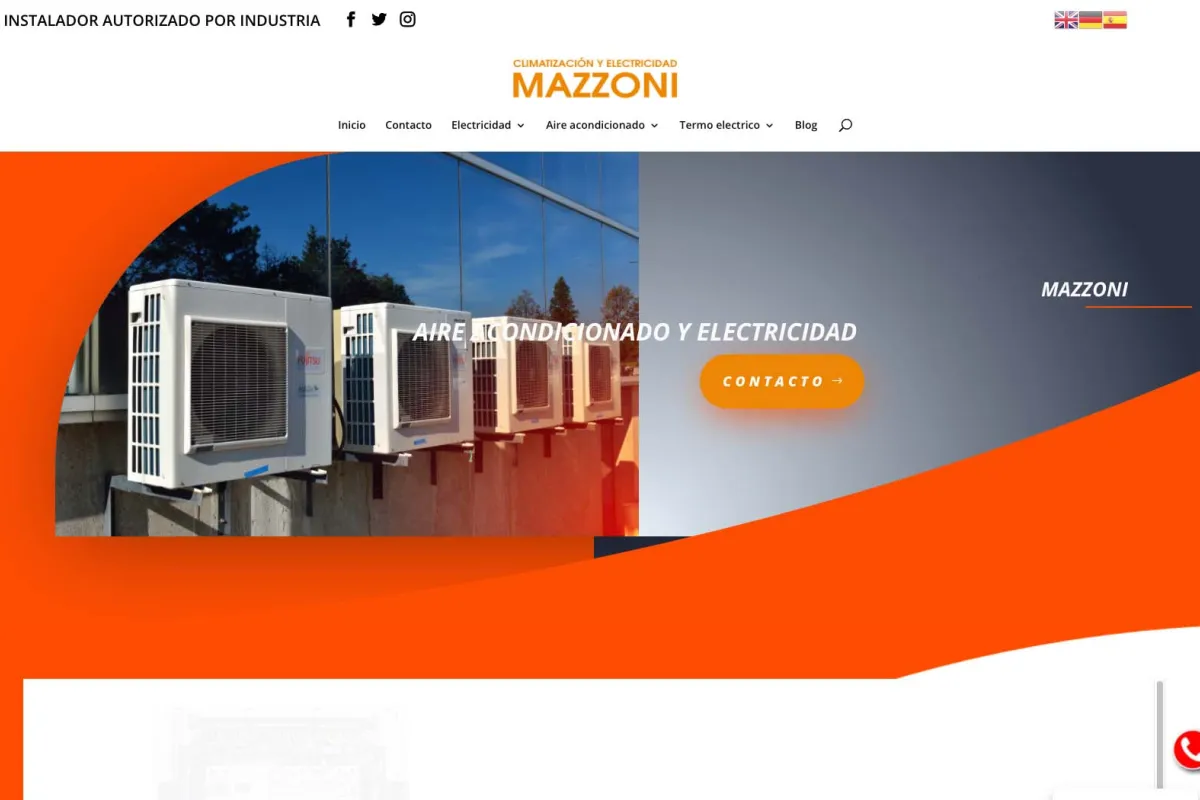 Climatización y electricidad Mazzoni
