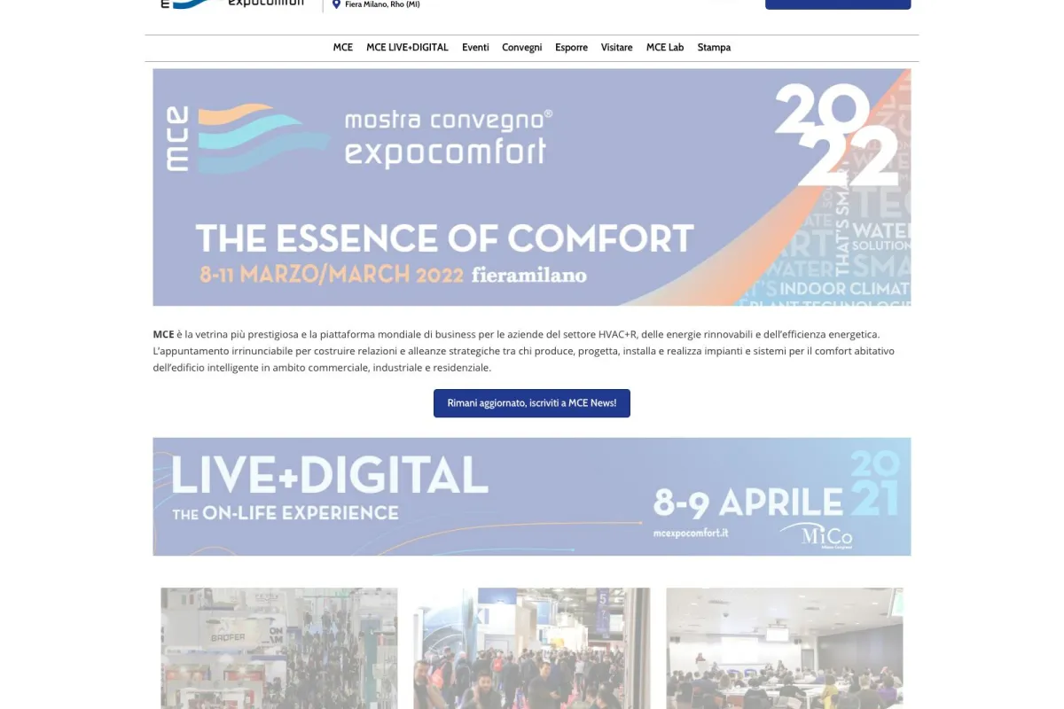 Mostra Convegno Expocomfort