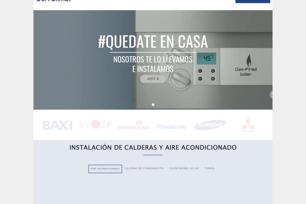 ServClimat Instalación de calderas y Aire acondicionado