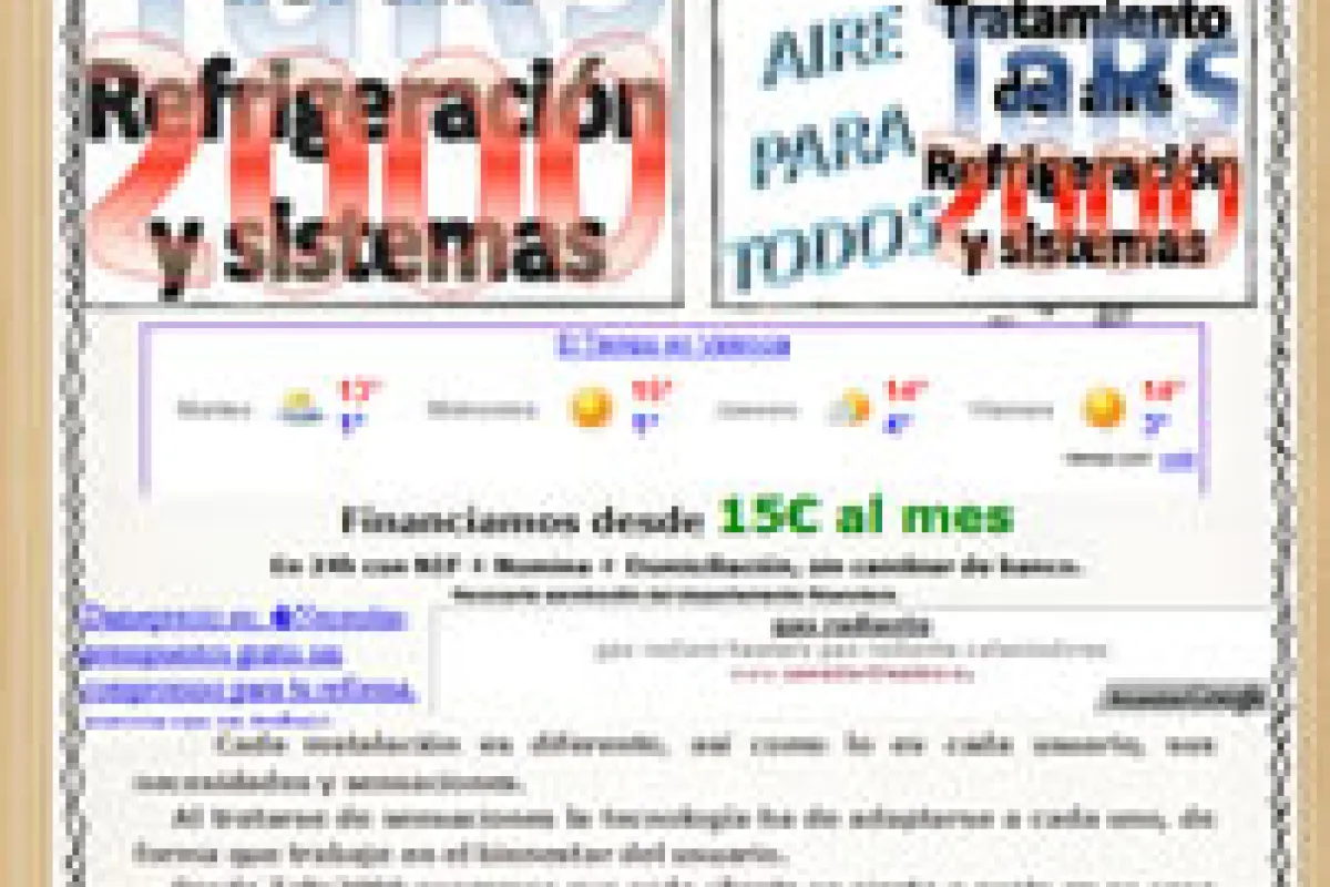 TaRs 2000 Soluciones Climáticas