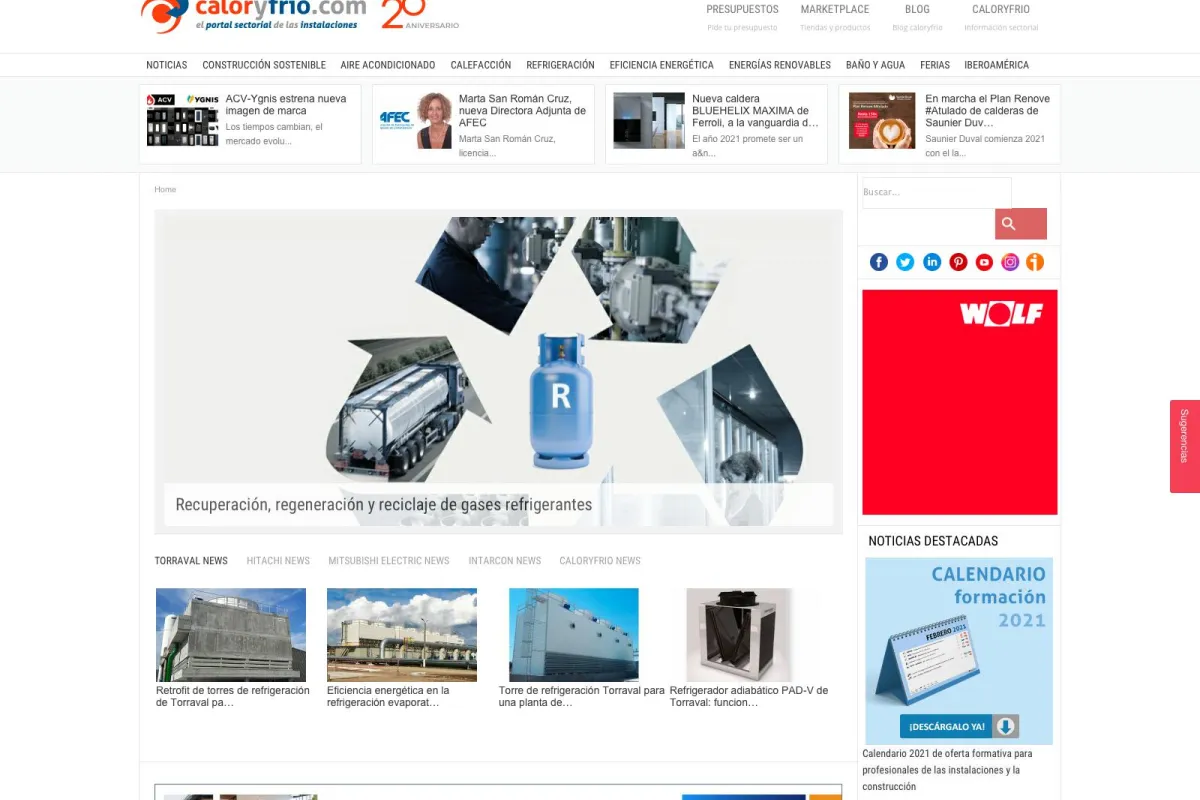Caloryfrio.com