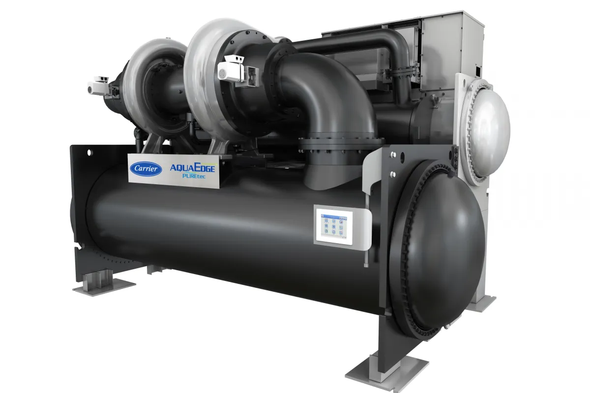 La línea de enfriadoras Carrier AquaEdge 19DV se amplía a 3850 kW