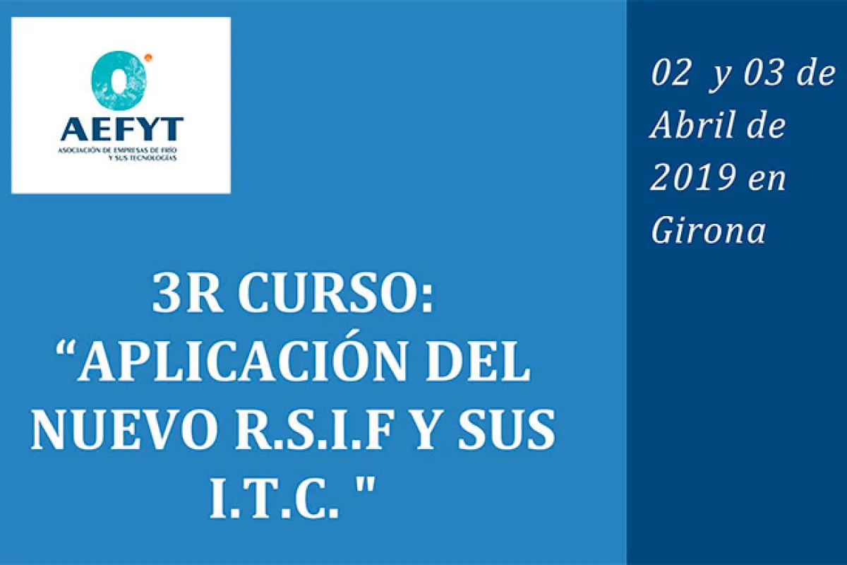 El curso de AEFYT sobre el nuevo RSIF llega a Girona