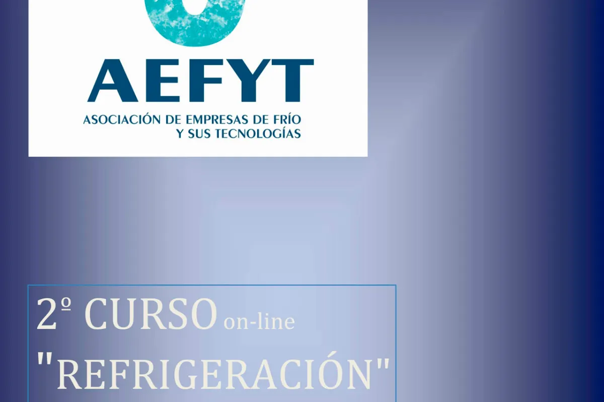 Abiertas las inscripciones para el segundo Curso de Refrigeración de AEFYT
