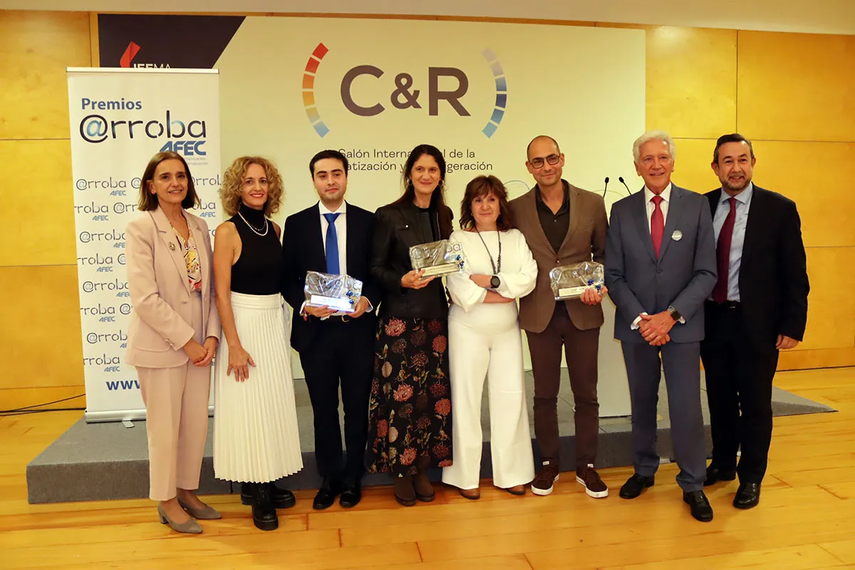 Premiados de los Premios @rroba de AFEC 
