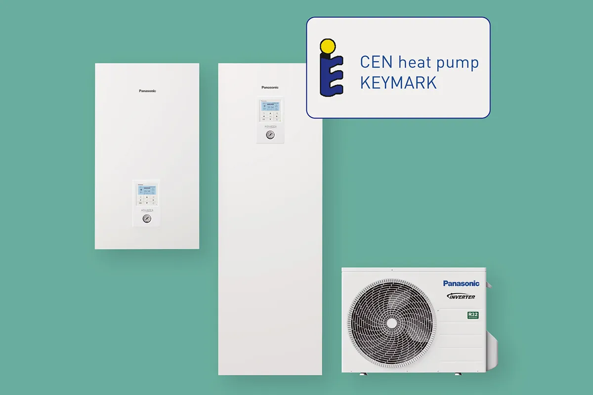 Las bombas de calor Aquarea de Panasonic reciben la certificación Keymark