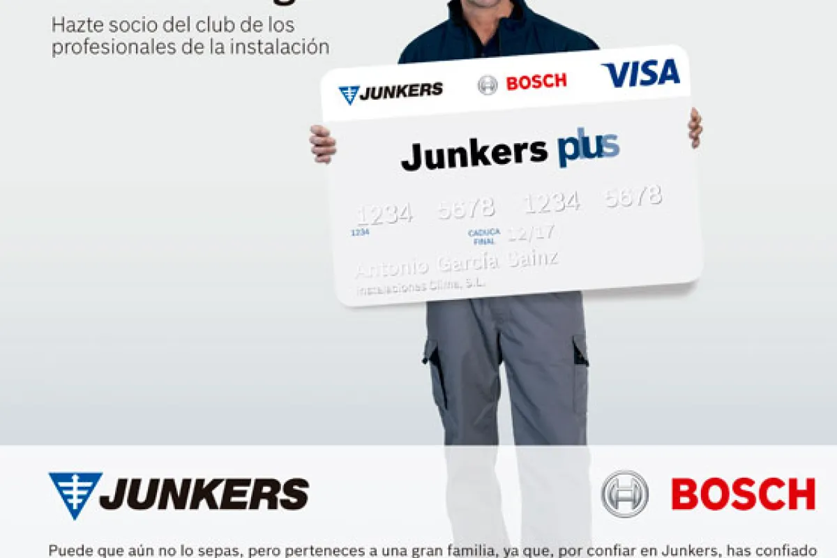 Junkers renueva su club para instaladores de la mano de Bosch