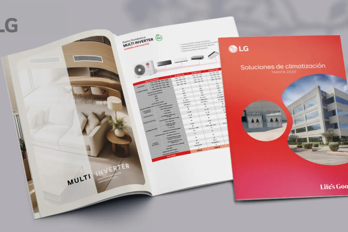 Nuevo catálogo de climatización de LG para 2025