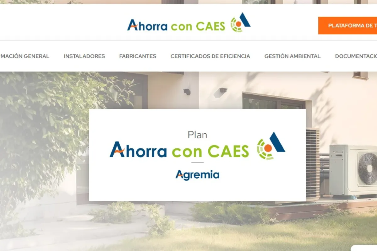 Web de Ahorra con CAES